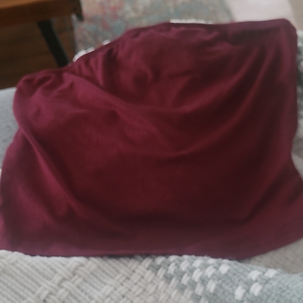 SHEIN Deep Red Tube Top